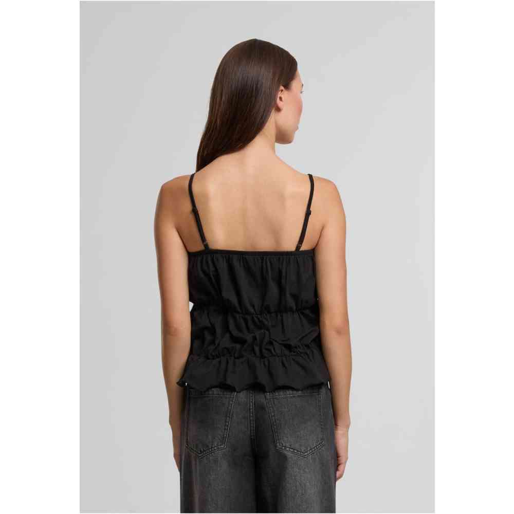 Urban Classics - Tiered Cami Haut sans manches - Noir